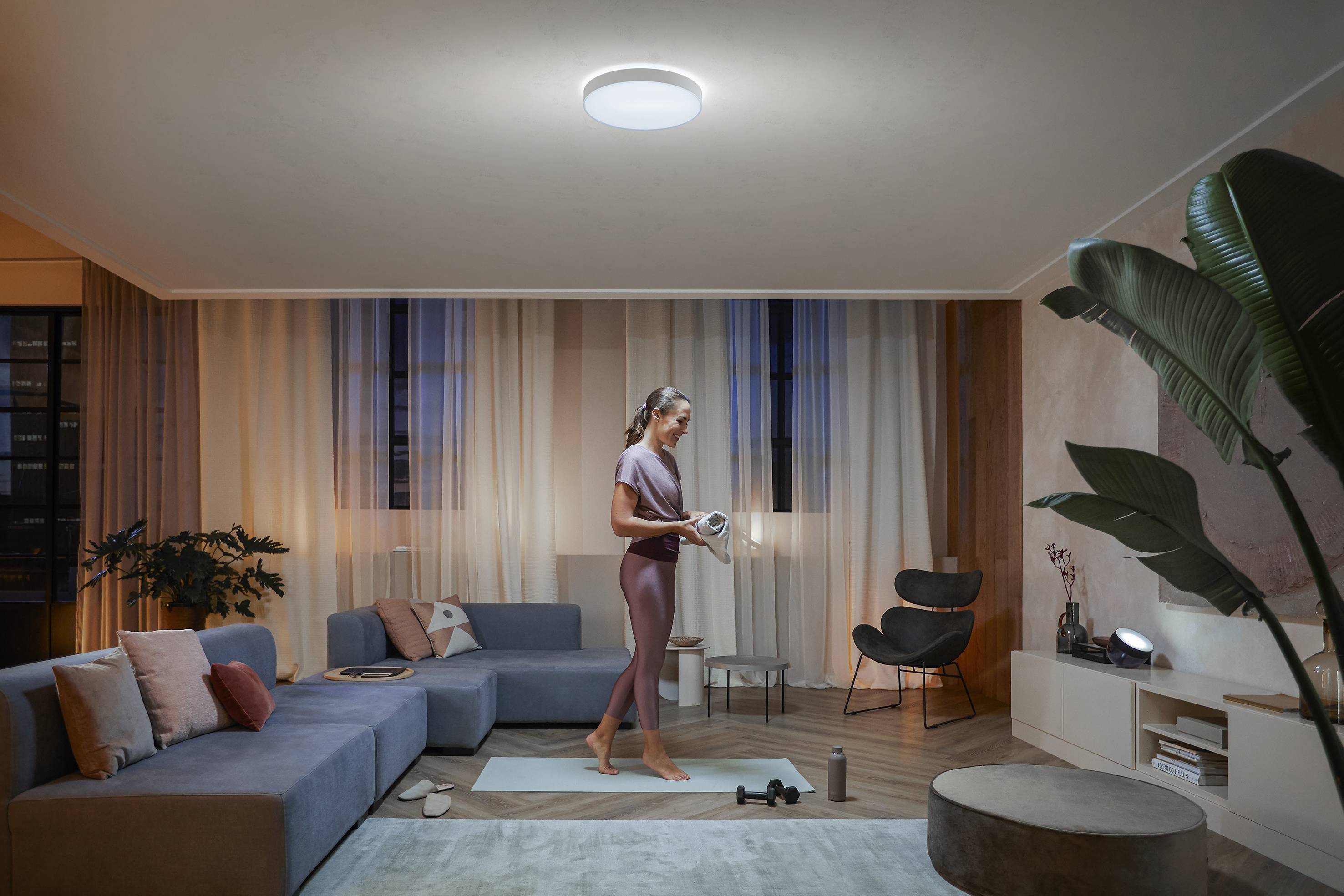 Philips Hue LED-Deckenstrahler 4116031P6 Enrave LED fest eingebaut 33.5W Warmweiß bis Kaltweiß