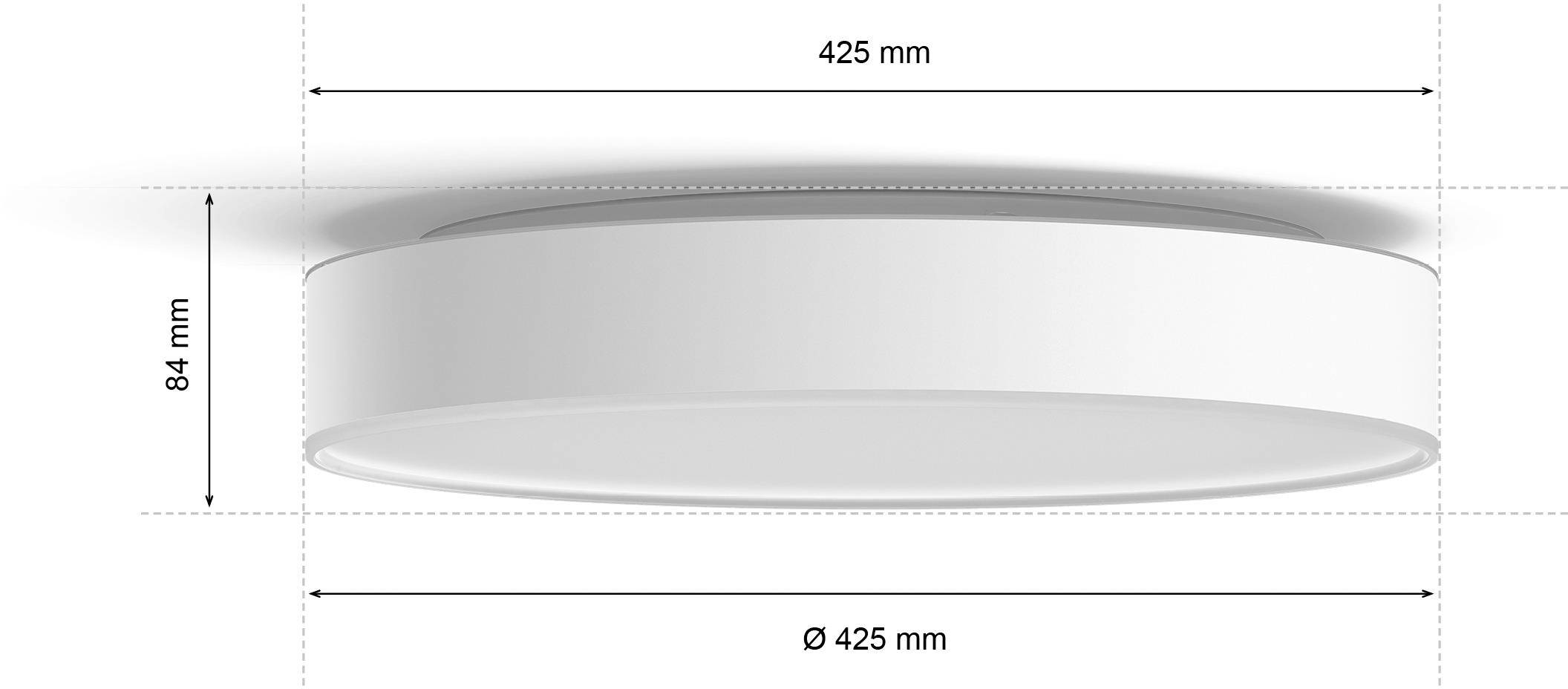 Philips Hue LED-Deckenstrahler 4116031P6 Enrave LED fest eingebaut 33.5W Warmweiß bis Kaltweiß