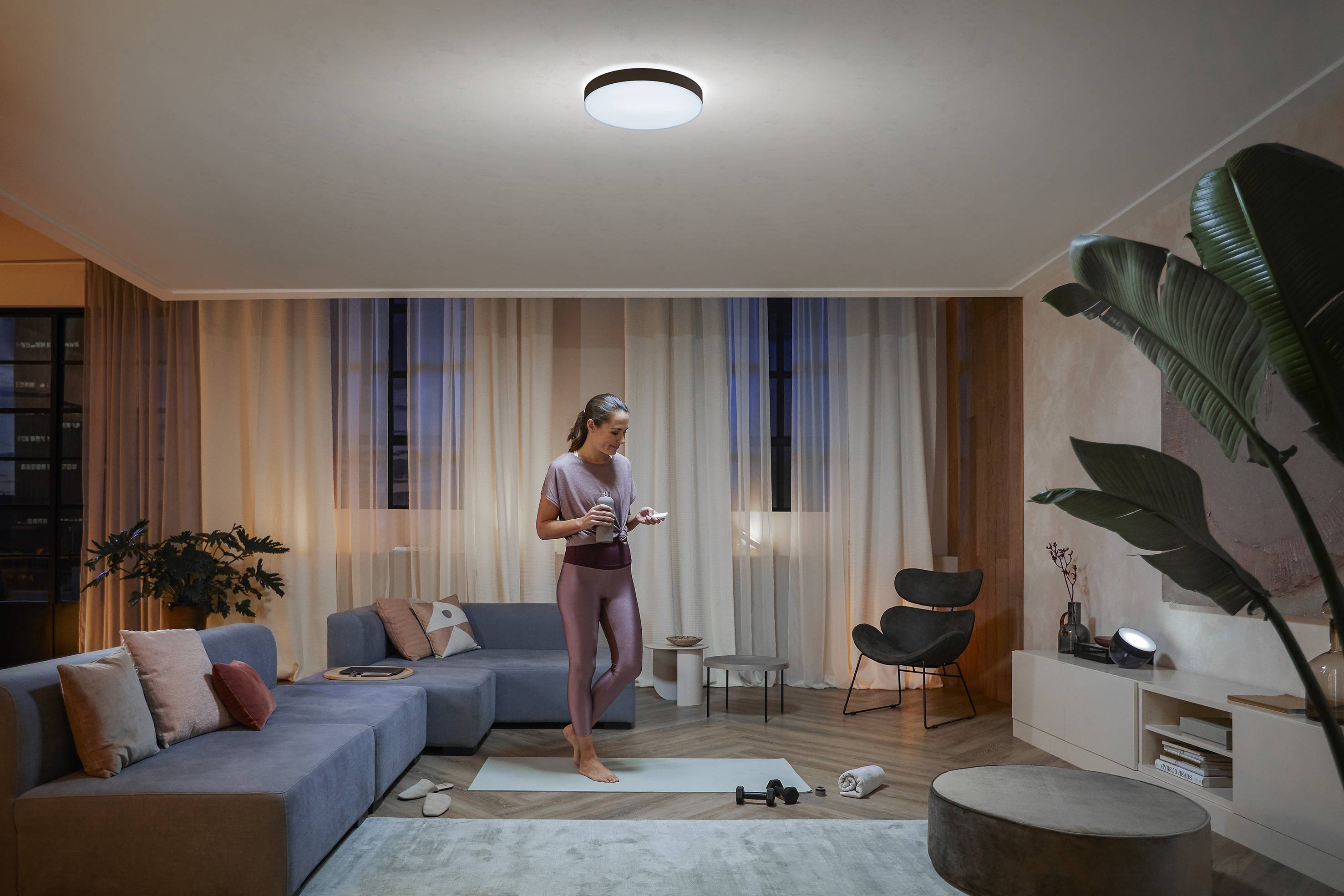 Philips Hue LED-Deckenstrahler 4116030P6 Enrave LED fest eingebaut 33.5W Warmweiß bis Kaltweiß