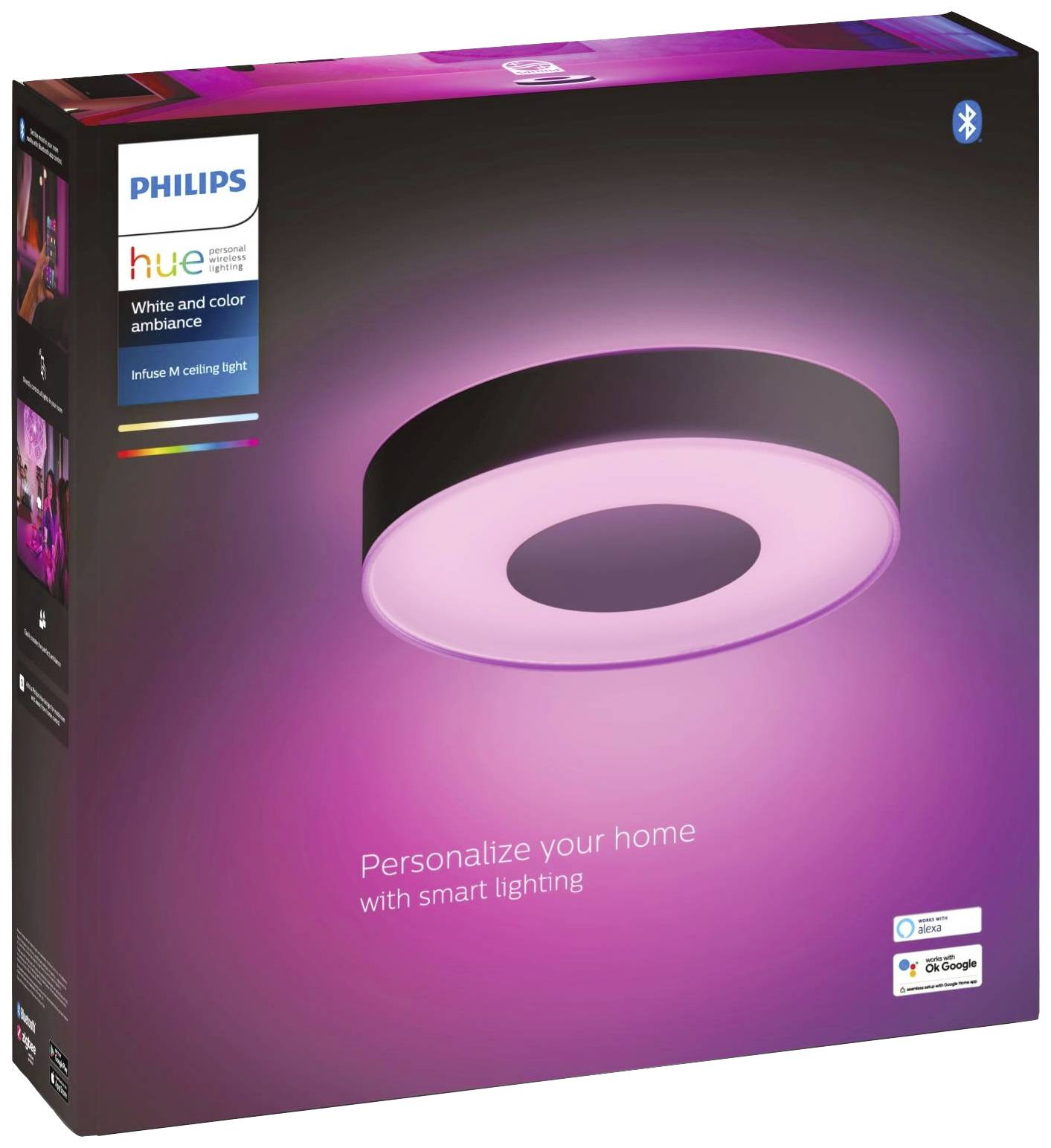 Philips LED LED-Deckenstrahler 4116330P9 Infuse LED fest eingebaut 33.5 W Warmweiß bis Kaltweiß