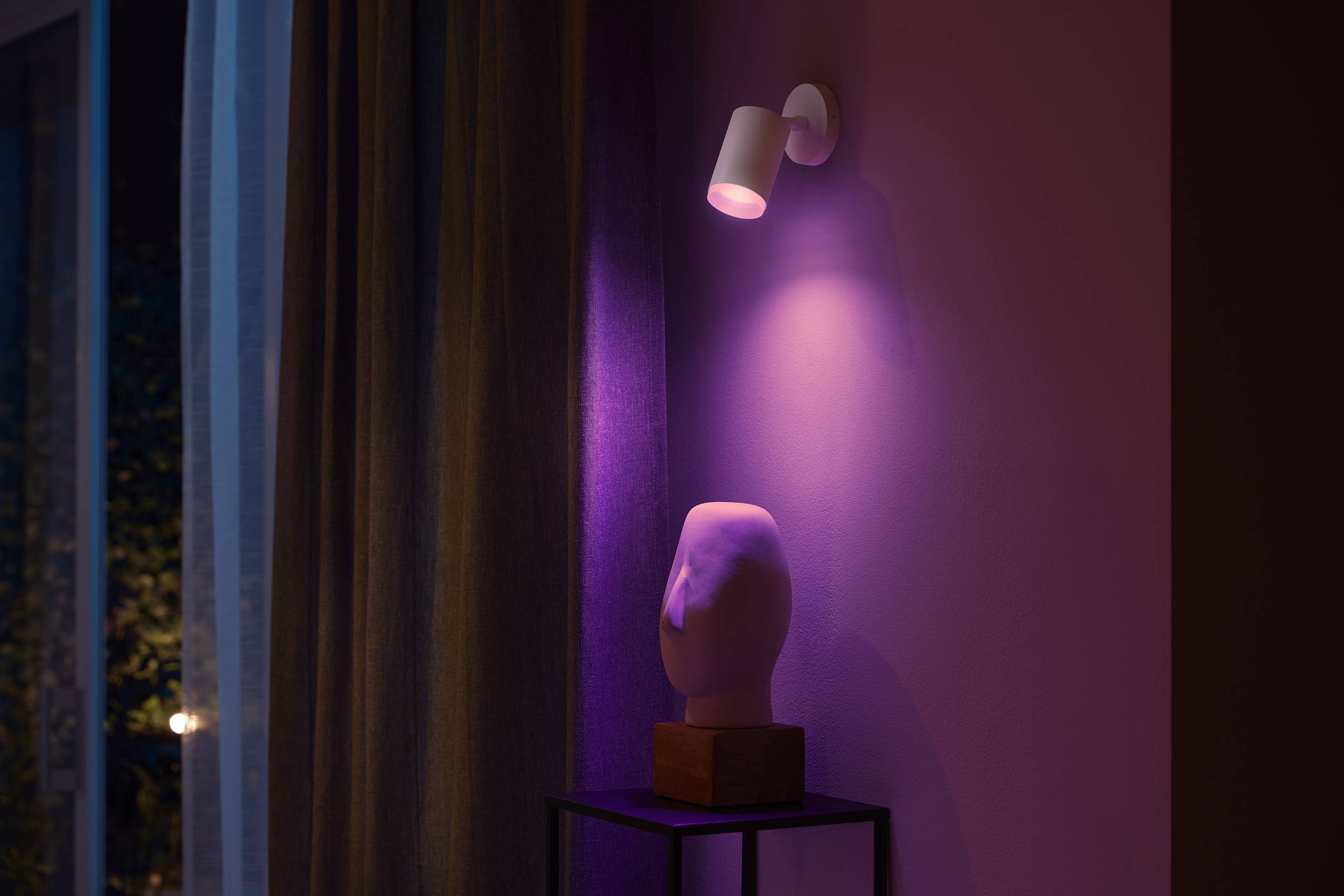 Philips LED LED-Wandstrahler 5063131P7 Fugato GU10 5.7 W Warmweiß bis Kaltweiß