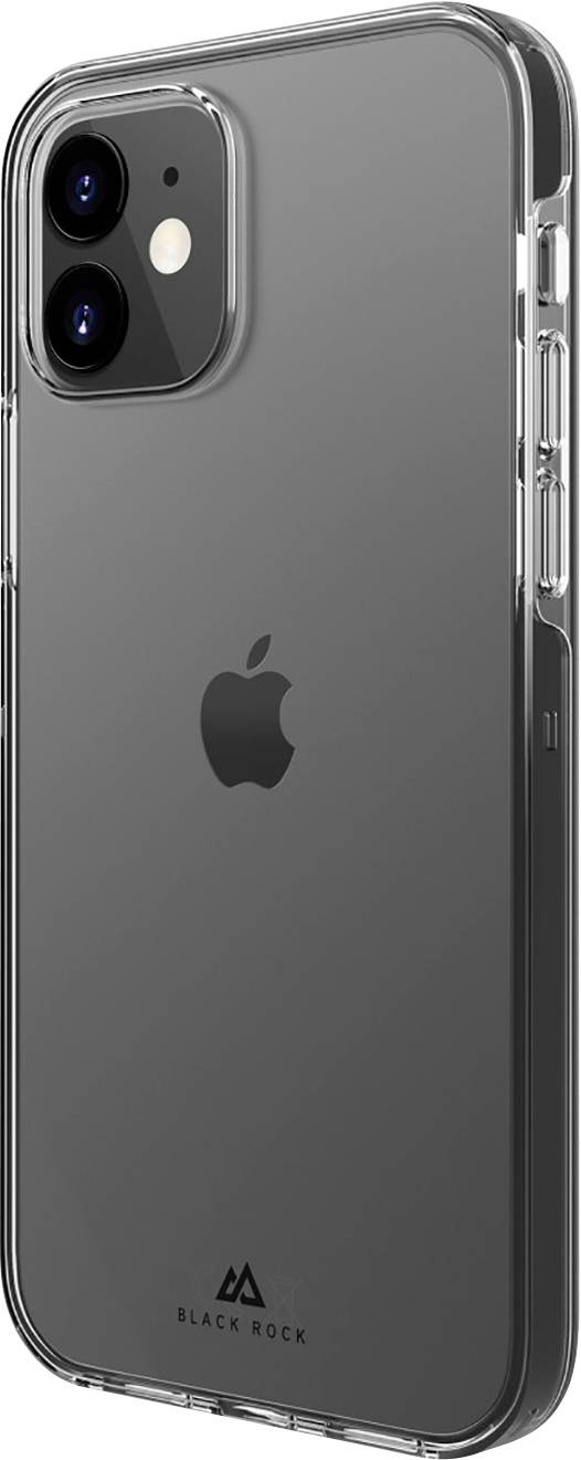 Das Bild zeigt die Rückseite eines Smartphones in einer durchsichtigen Schutzhülle. Die Kameras und das Markenlogo sind sichtbar.