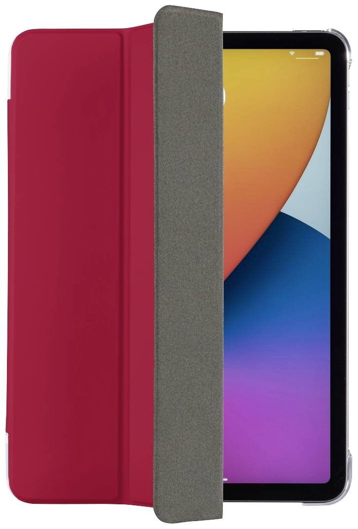 Hama Fold Clear Tablet-Cover Book Cover Rot, Transparent
