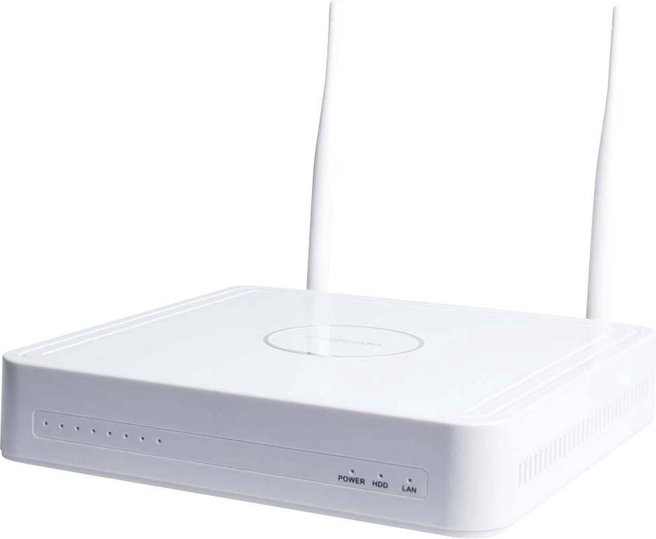 Foscam FN7108W-B4-N fs108w WLAN IP-Überwachungskamera-Set 8-Kanal mit 4 Kameras 1920 x 1080 Pixel