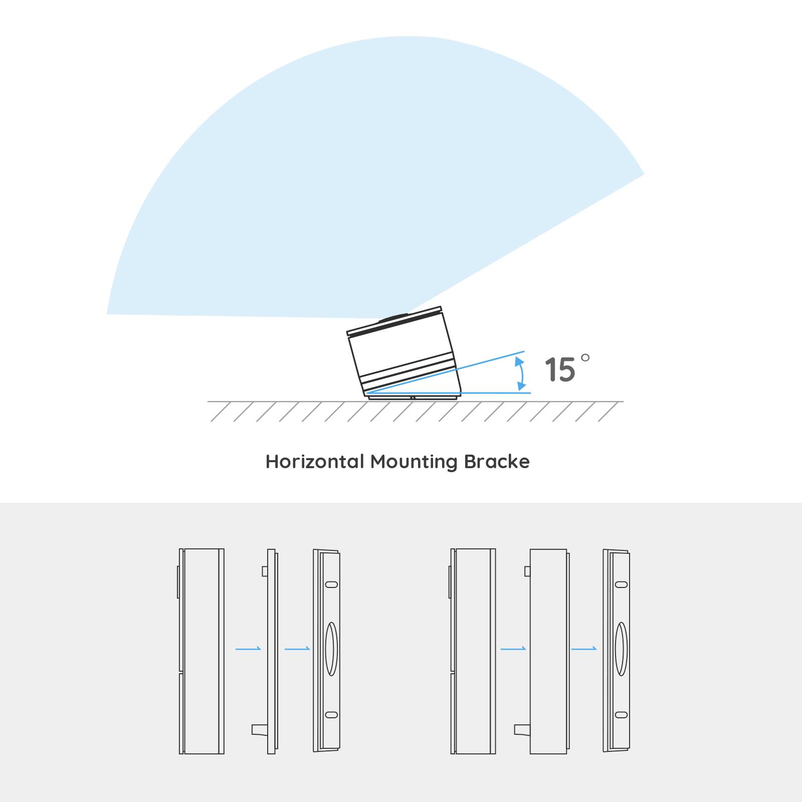 Foscam VD1 Video-Türsprechanlage WLAN Außeneinheit