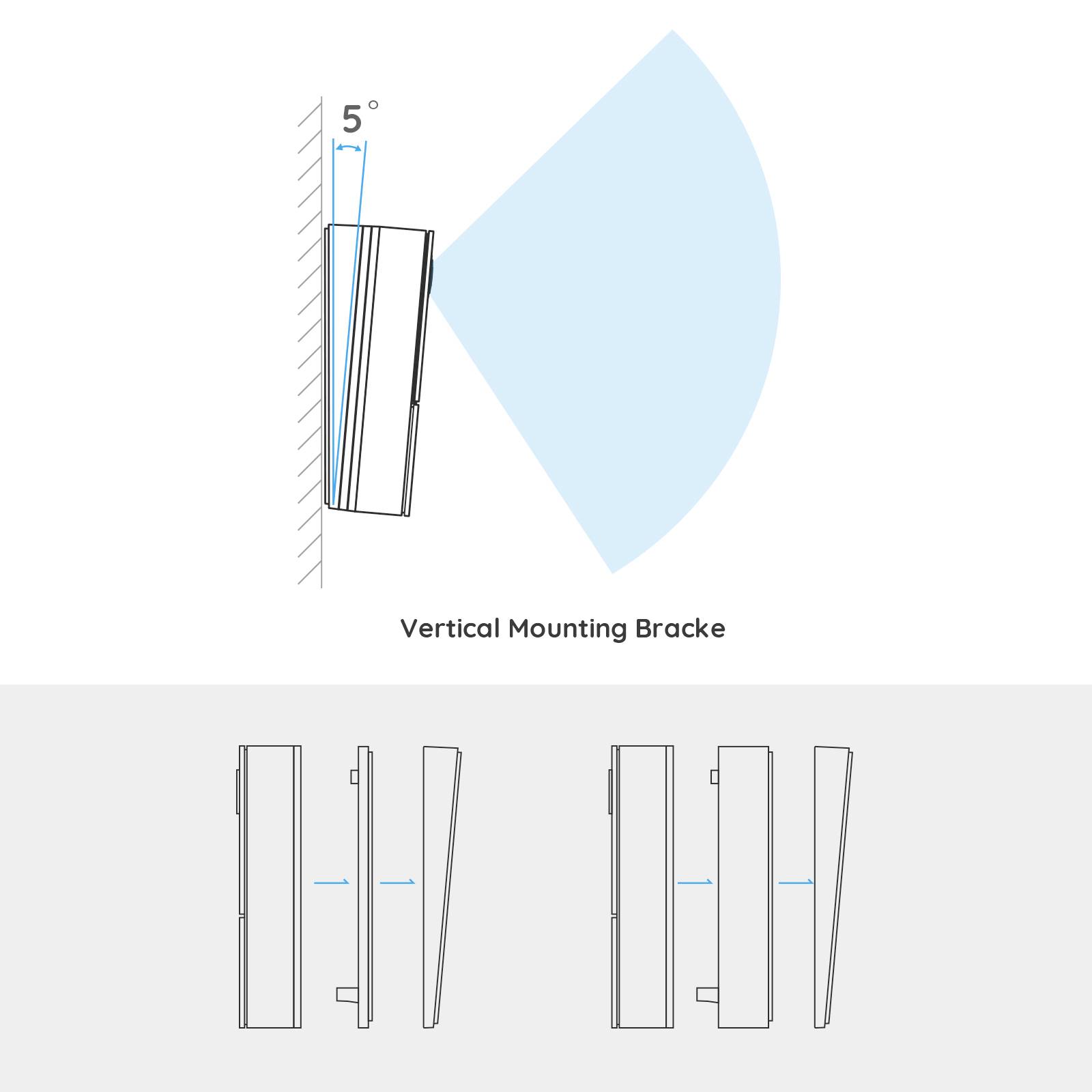 Foscam VD1 Video-Türsprechanlage WLAN Außeneinheit