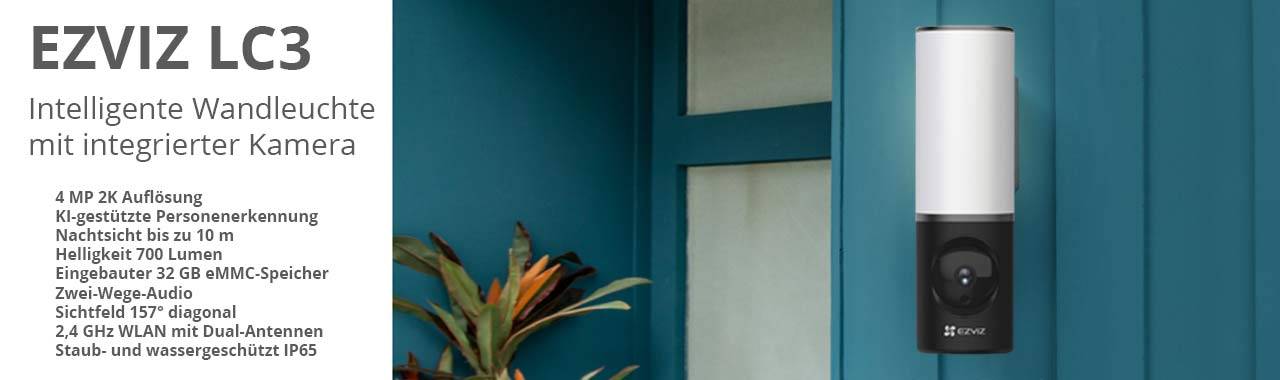 ezviz LC3 ezvlc3 WLAN IP Überwachungskamera 2560 x 1440 Pixel