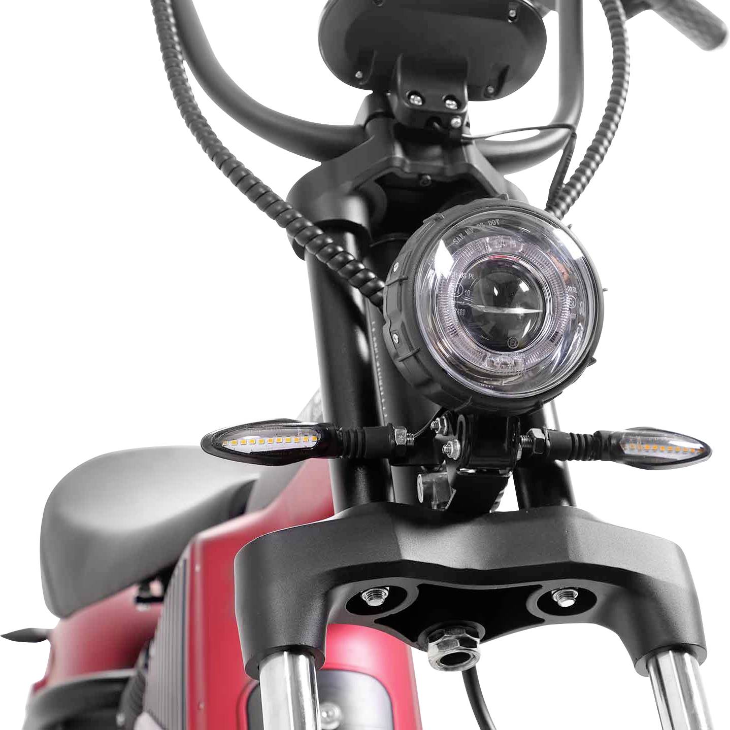 SXT Scooters GRIZZY E-Roller Rot Lithium 60V 20Ah mit herausnehmbaren Akku