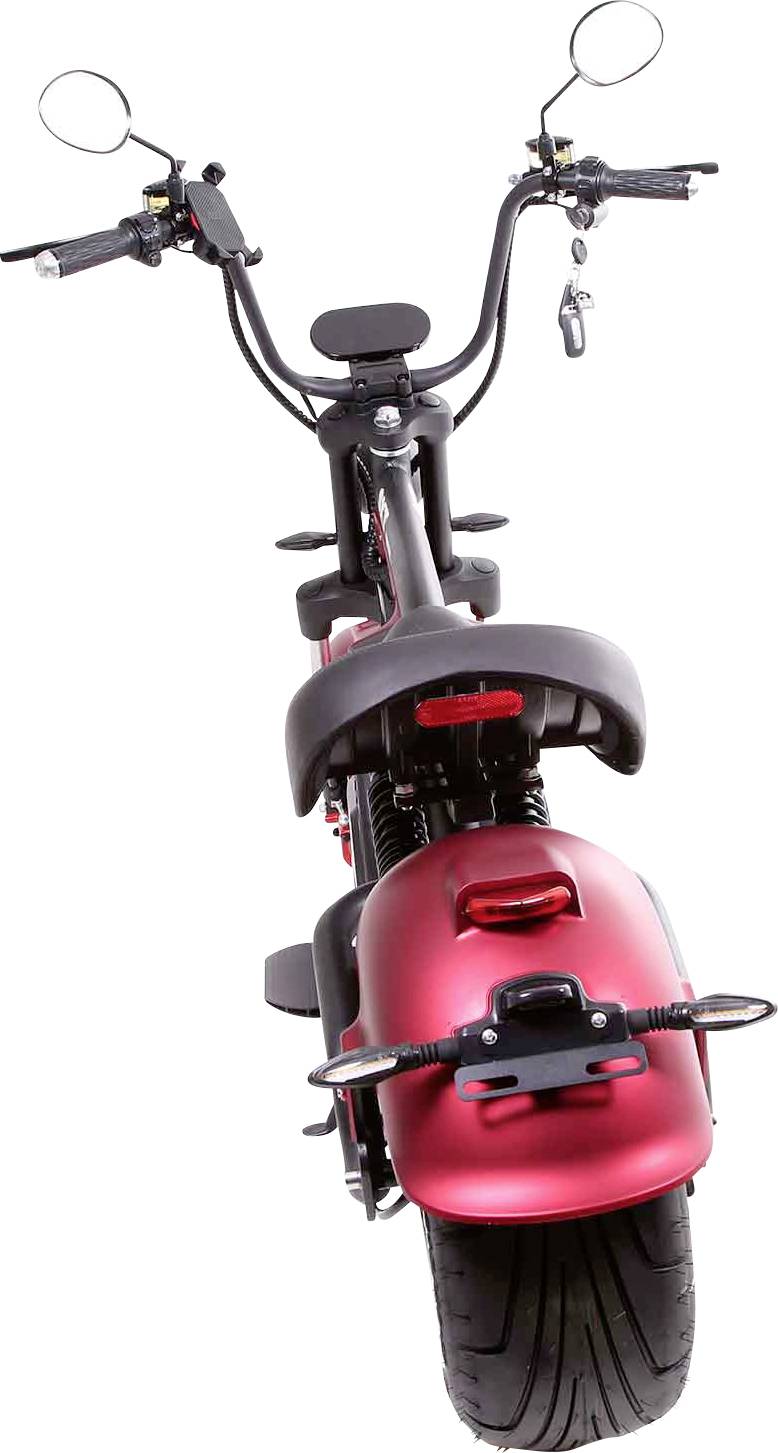 SXT Scooters GRIZZY E-Roller Rot Lithium 60V 20Ah mit herausnehmbaren Akku