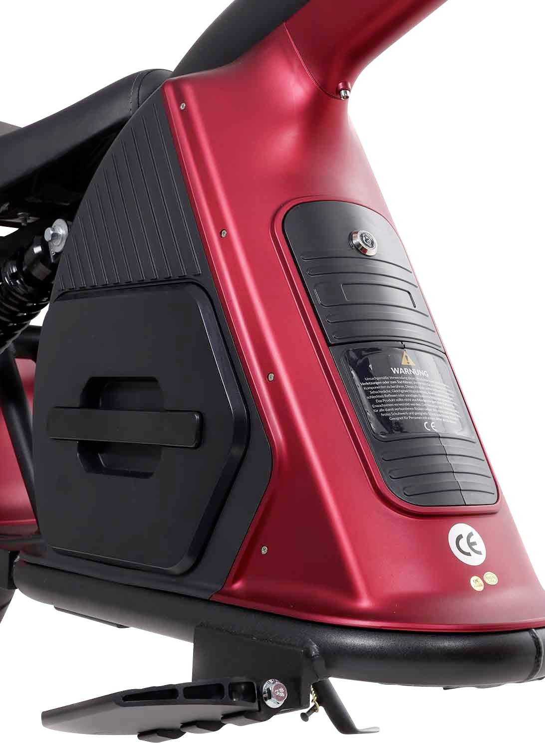 SXT Scooters GRIZZY E-Roller Rot Lithium 60V 20Ah mit herausnehmbaren Akku