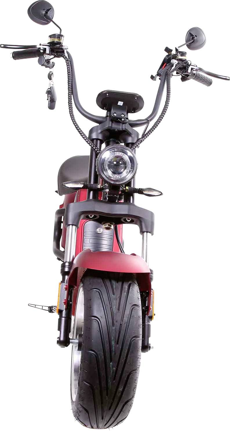 SXT Scooters GRIZZY E-Roller Rot Lithium 60V 20Ah mit herausnehmbaren Akku