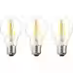 Sygonix SY-4945176 LED EEK E (A - G) E27 6.5W = 60W Warmweiß (Ø x H) 60mm x 105mm Filament, nicht dimmbar 3St. Sygonix SY-4945176 LED EEK E (A - G) E27 6.5W = 60W Warmweiß (Ø x H) 60mm x 105mm Filament, nicht dimmbar 3St.