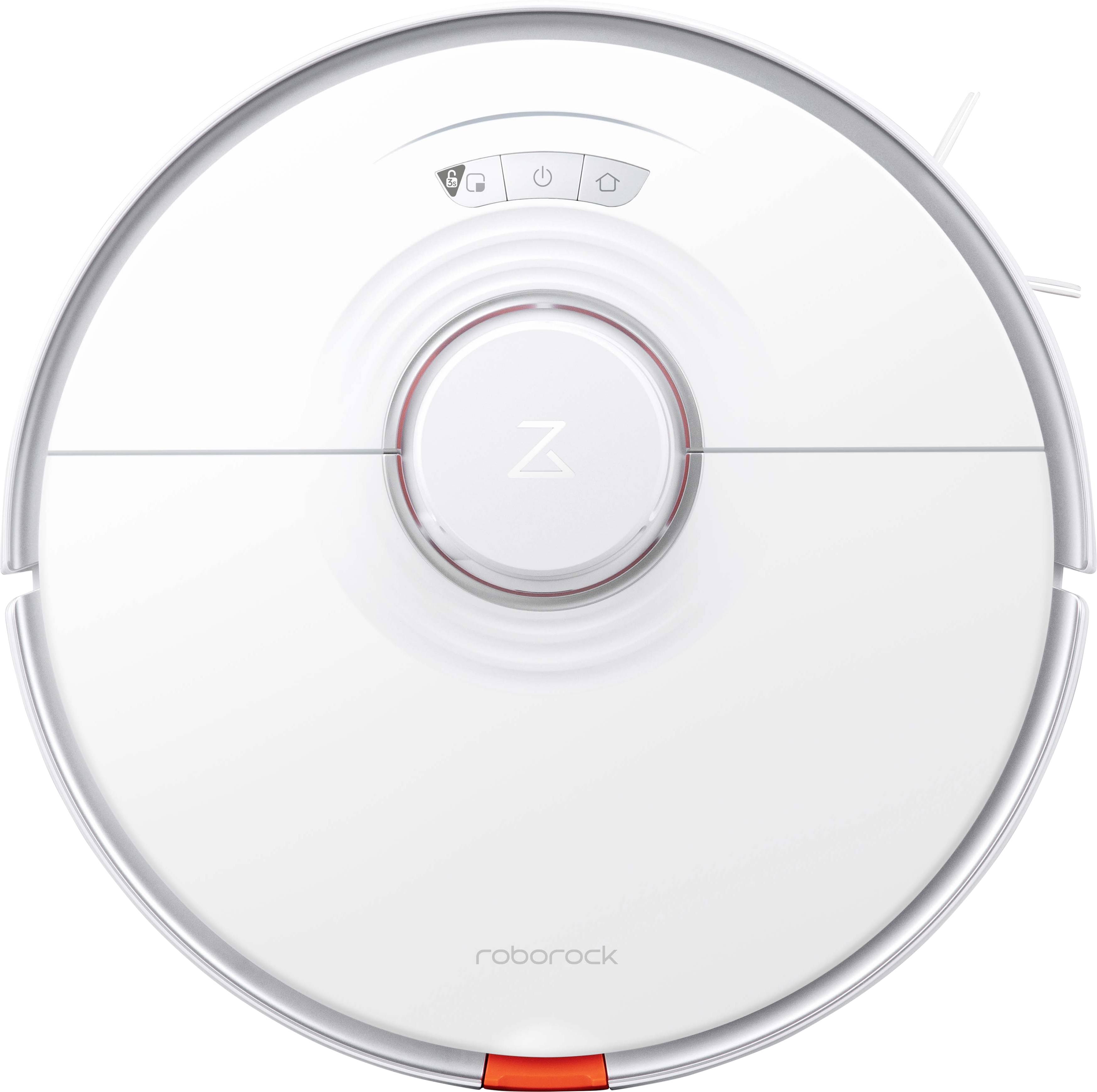 Roborock S7 Reinigungsroboter Weiß kompatibel mit Amazon Alexa, kompatibel mit Google Home, App gesteuert, Beutellos, inkl. Akku