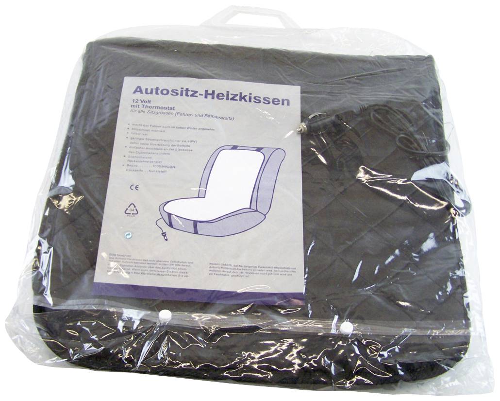 Berger & Schröter Beheizbare Sitzauflage 12V für den mobilen Einsatz AW518-5 Grau