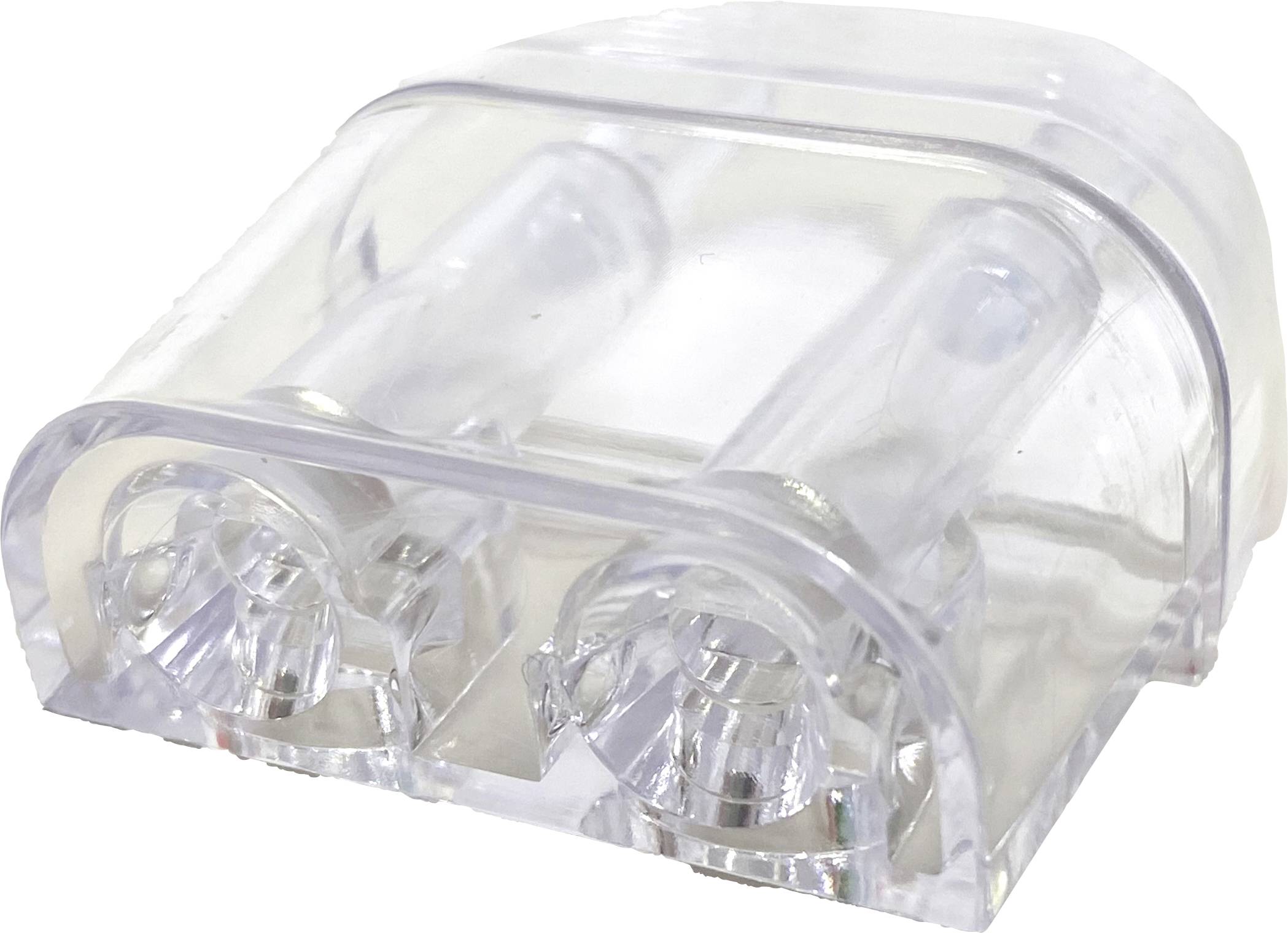 HP Autozubehör Wildwarner Set Clear ABS Kunststoff Kennzeichenhalter Transparent (L x B x H) 5 x 3.9 x 2.1cm