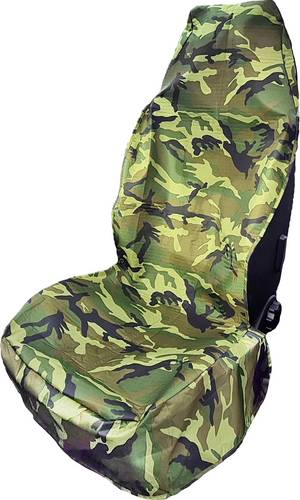 HP Autozubehör 19333 Sitzschoner Camouflage Werkstattschoner Polyester Camouflage Grün Beifahrersit