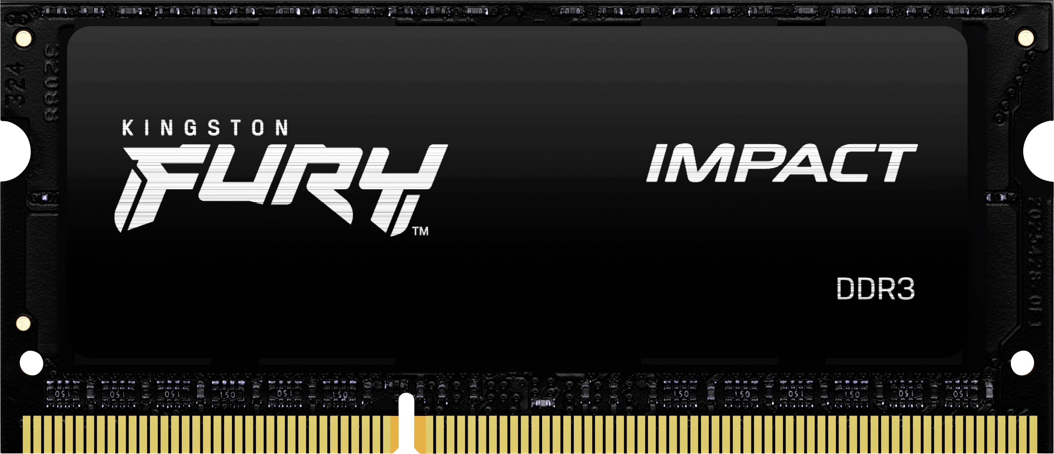 Kingston FURY Impact Laptop-Arbeitsspeicher Modul DDR3L 4 GB 1 x 4 GB 1600 MHz 204pin SO-DIMM CL9 K
