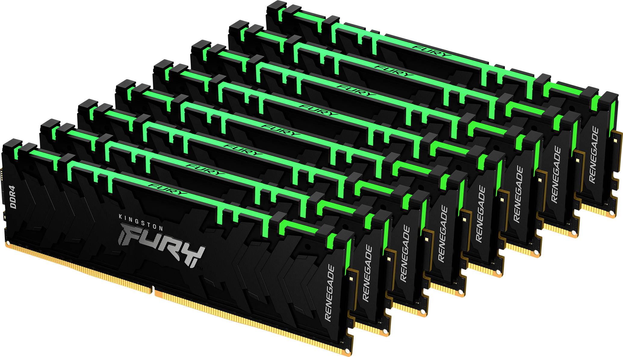 Kingston FURY Renegade RGB PC-Arbeitsspeicher Kit DDR4 256 GB 8 x 32 GB 3200 MHz 288pin DIMM CL16 K