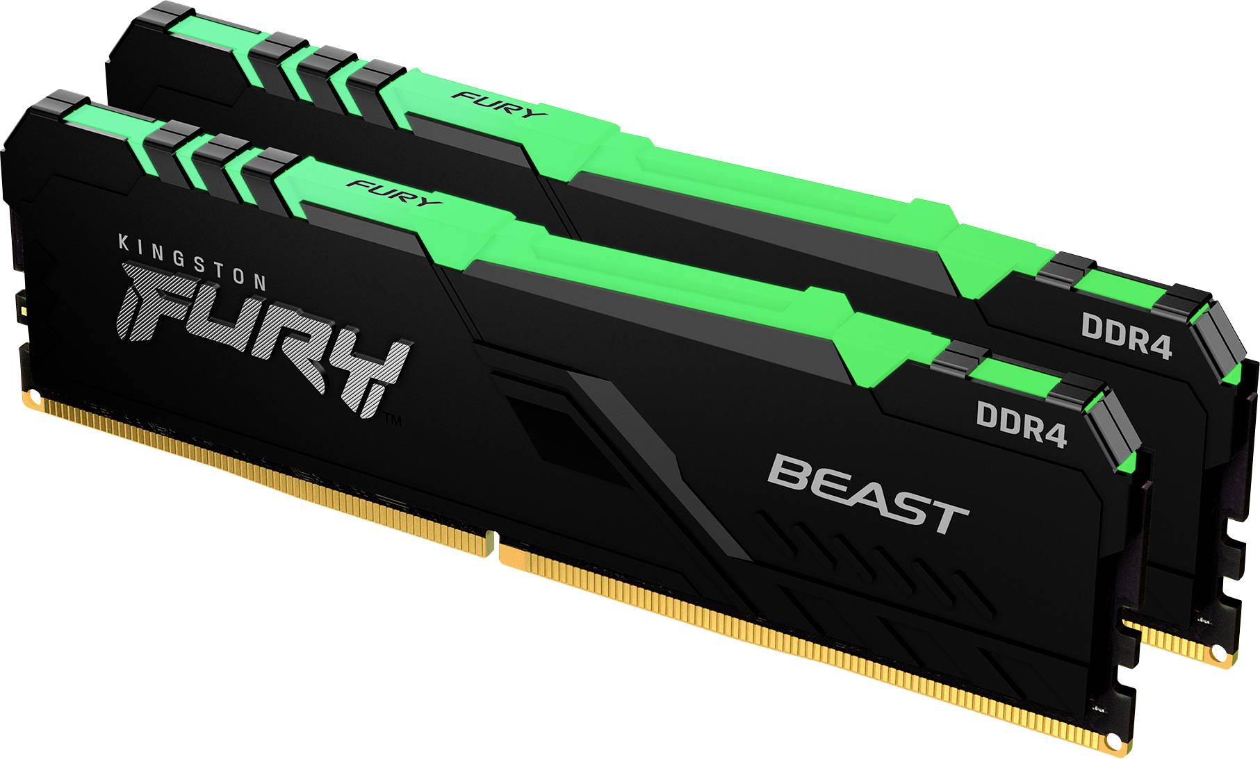Kingston FURY Beast RGB PC-Arbeitsspeicher Kit DDR4 64 GB 2 x 32 GB 3000 MHz 288pin DIMM CL16 KF430