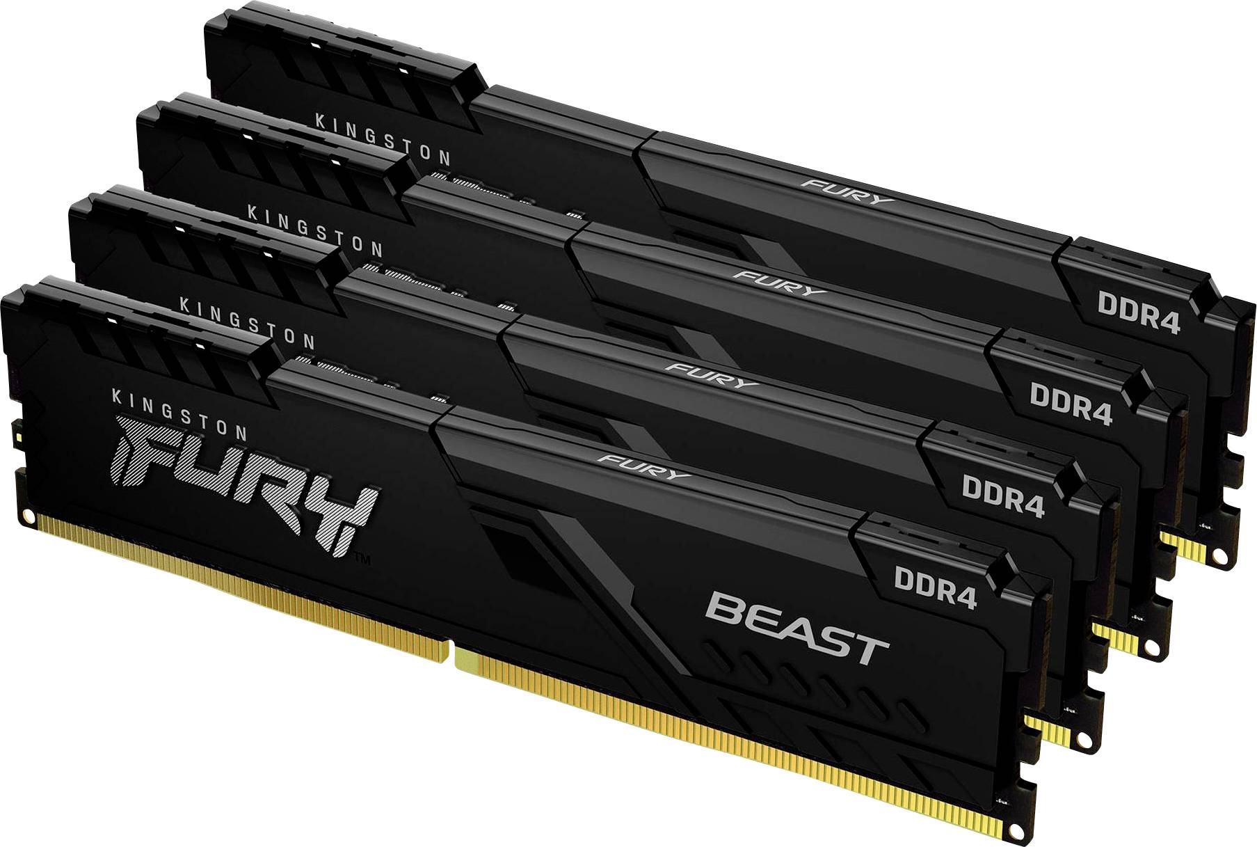 Kingston FURY Beast PC-Arbeitsspeicher Kit DDR4 64 GB 4 x 16 GB 3000 MHz 288pin DIMM CL15 KF430C15B