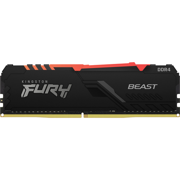 Kingston FURY Beast RGB PC-Arbeitsspeicher Modul DDR4 8GB 1 x 8GB 3200MHz 288pin DIMM CL16 KF432C16BBA/8