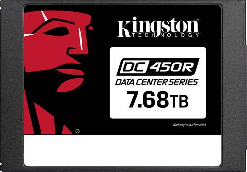 Kingston 7.68GB Interne SATA SSD 6.35cm (2.5 Zoll) SATA 6 Gb/s Retail SEDC450R/7680G