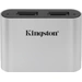 Kingston Externer Speicherkartenleser / Hub USB-A (USB 3.2 Gen 1) Silber-Schwarz Kingston Externer Speicherkartenleser / Hub USB-A (USB 3.2 Gen 1) Silber-Schwarz