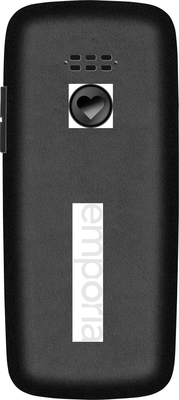 Emporia HAPPY 2G 32 MB Schwarz 3.4 cm (1.33 Zoll) Senioren-Smartphone