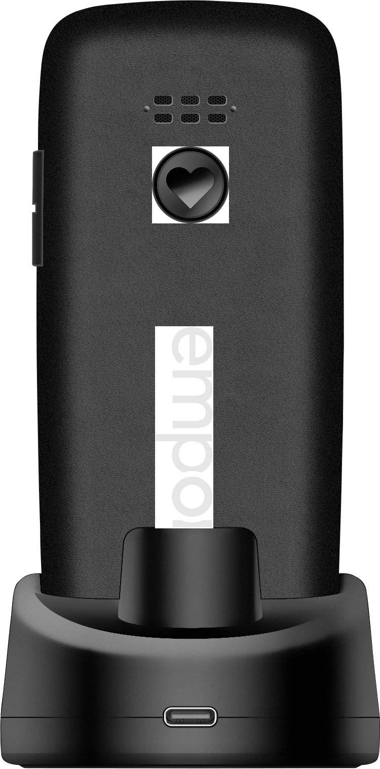 Emporia HAPPY 2G 32 MB Schwarz 3.4 cm (1.33 Zoll) Senioren-Smartphone