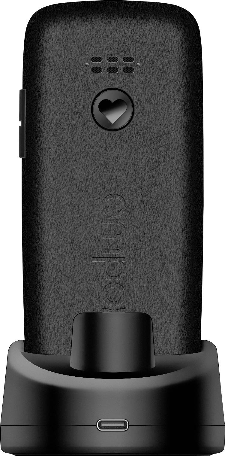 Emporia HAPPY 2G 32 MB Schwarz 3.4 cm (1.33 Zoll) Senioren-Smartphone