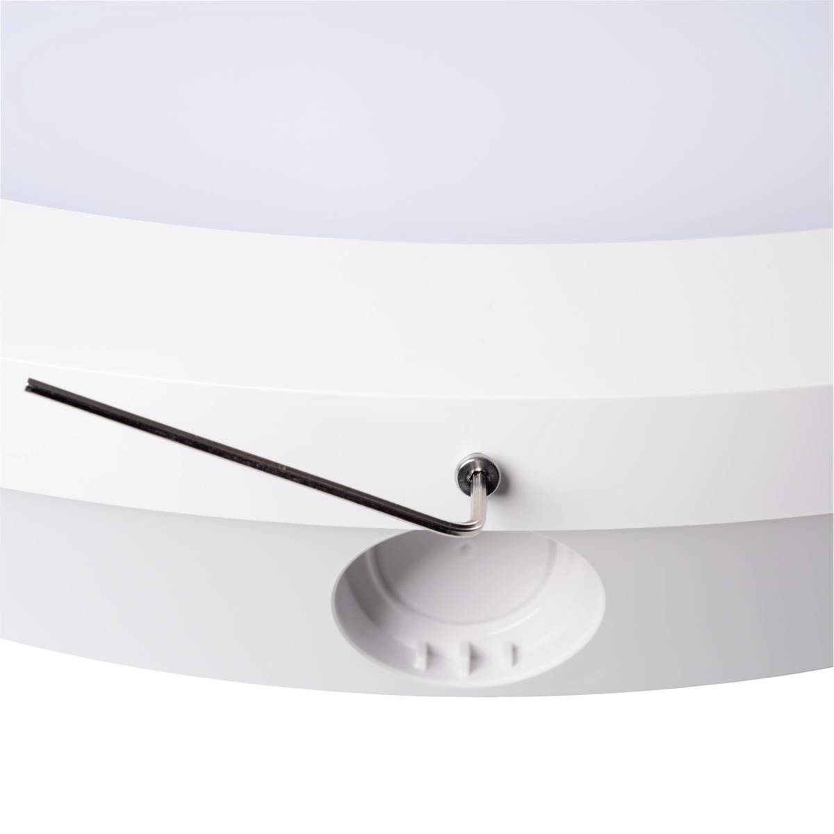 Kanlux 19066 Daba Pro LED-Außendeckenleuchte mit Bewegungsmelder LED LED fest eingebaut 26W Weiß