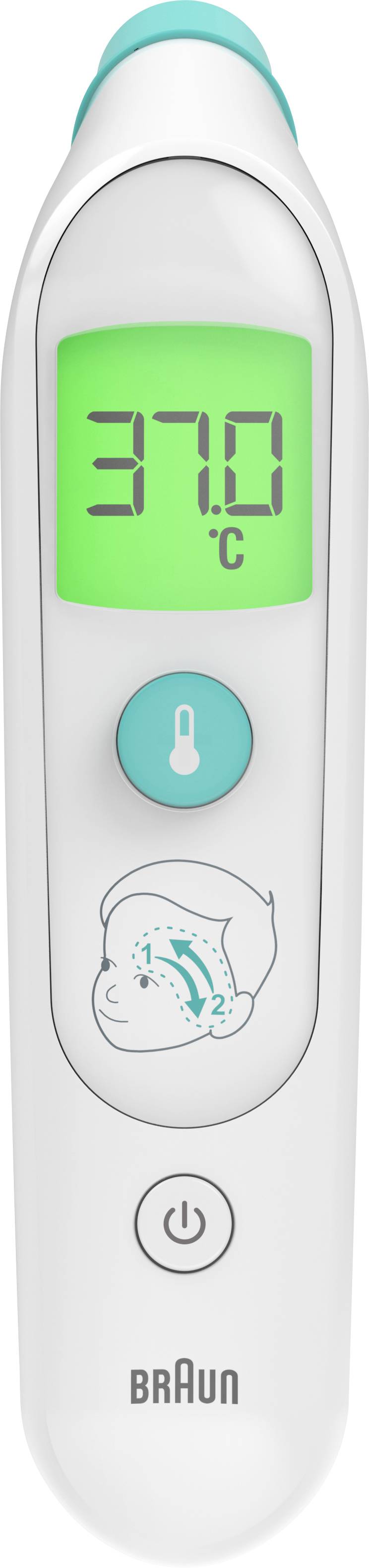 Braun BST200WE Fieberthermometer Mit LED Beleuchtung