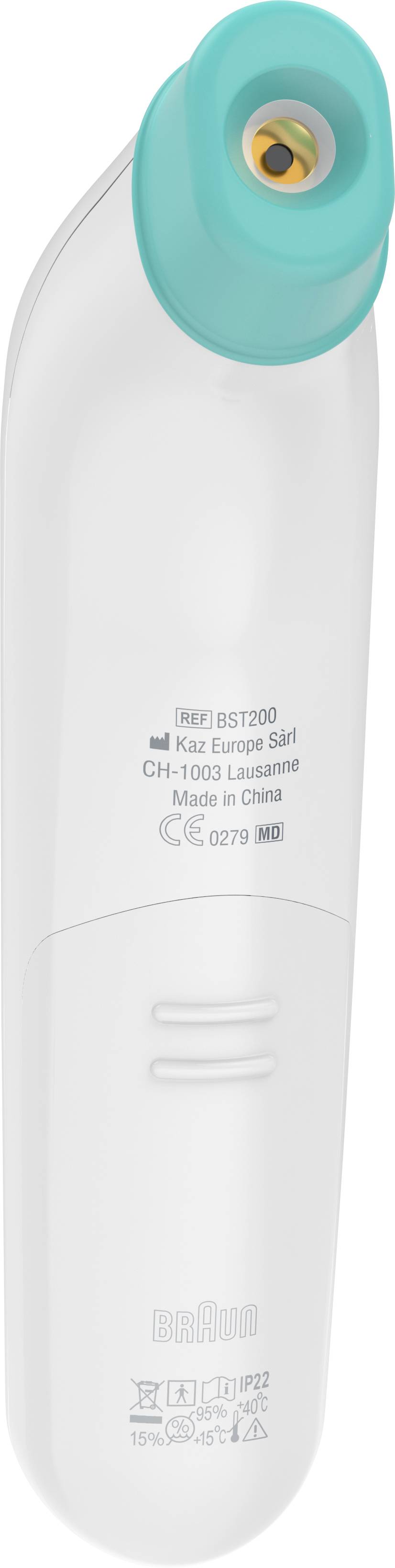 Braun BST200WE Fieberthermometer Mit LED Beleuchtung