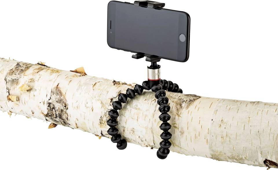 JOBY GripTight ONE GP Dreibeinstativ 1/4 Zoll Schwarz inkl. Smartphonehalter