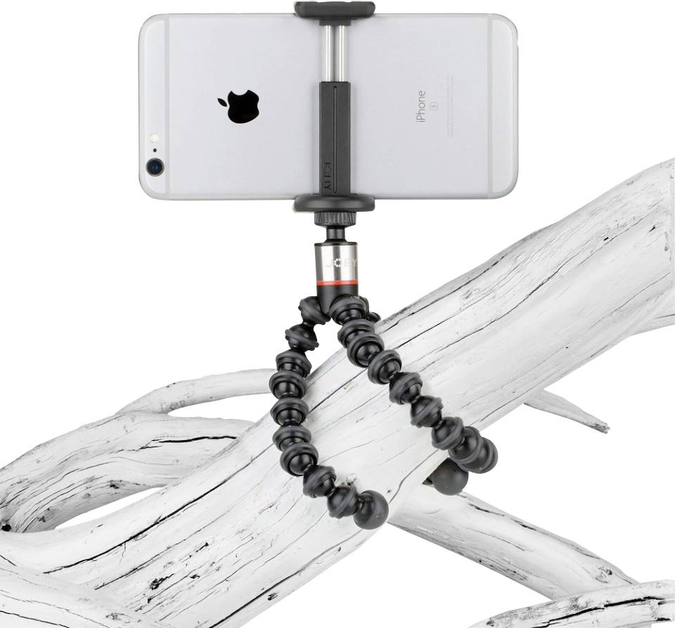 JOBY GripTight ONE GP Dreibeinstativ 1/4 Zoll Schwarz inkl. Smartphonehalter