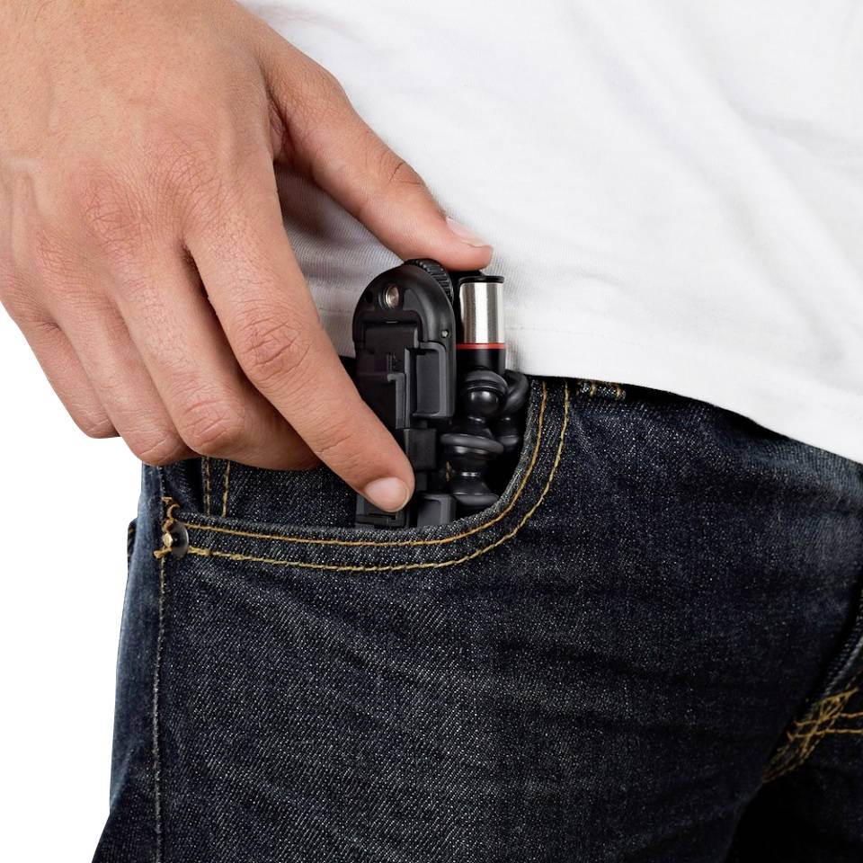 JOBY GripTight™ONE GP Magnetic Impulse™ Stativ-Set 1/4 Zoll Schwarz inkl. Smartphonehalter