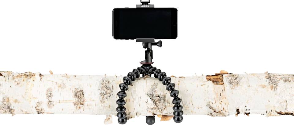 JOBY GripTight™ GorillaPod® PRO 2 Tripod 1/4 Zoll Schwarz inkl. Smartphonehalter