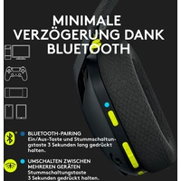 Logitech G435 LIGHTSPEED Over Ear Headset Bluetooth® Stereo Schwarz Lautstärkebegrenzung Gaming Logitech G435 LIGHTSPEED Over Ear Headset Bluetooth® Stereo Schwarz Lautstärkebegrenzung Gaming