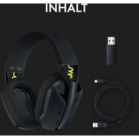 Logitech G435 LIGHTSPEED Over Ear Headset Bluetooth® Stereo Schwarz Lautstärkebegrenzung Gaming Logitech G435 LIGHTSPEED Over Ear Headset Bluetooth® Stereo Schwarz Lautstärkebegrenzung Gaming