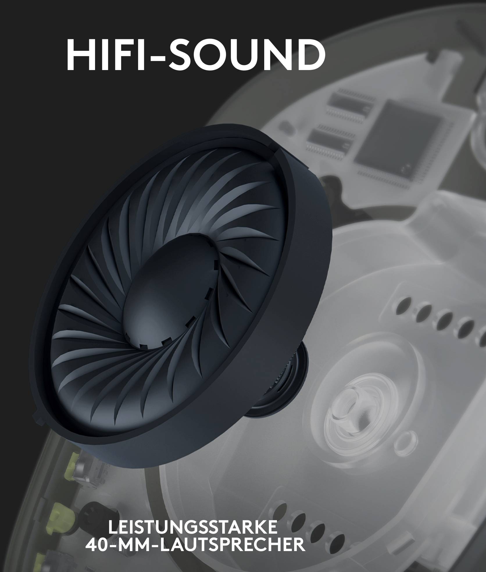 Logitech G435 LIGHTSPEED Over Ear Headset Bluetooth® Stereo Blau Lautstärkebegrenzung Gaming