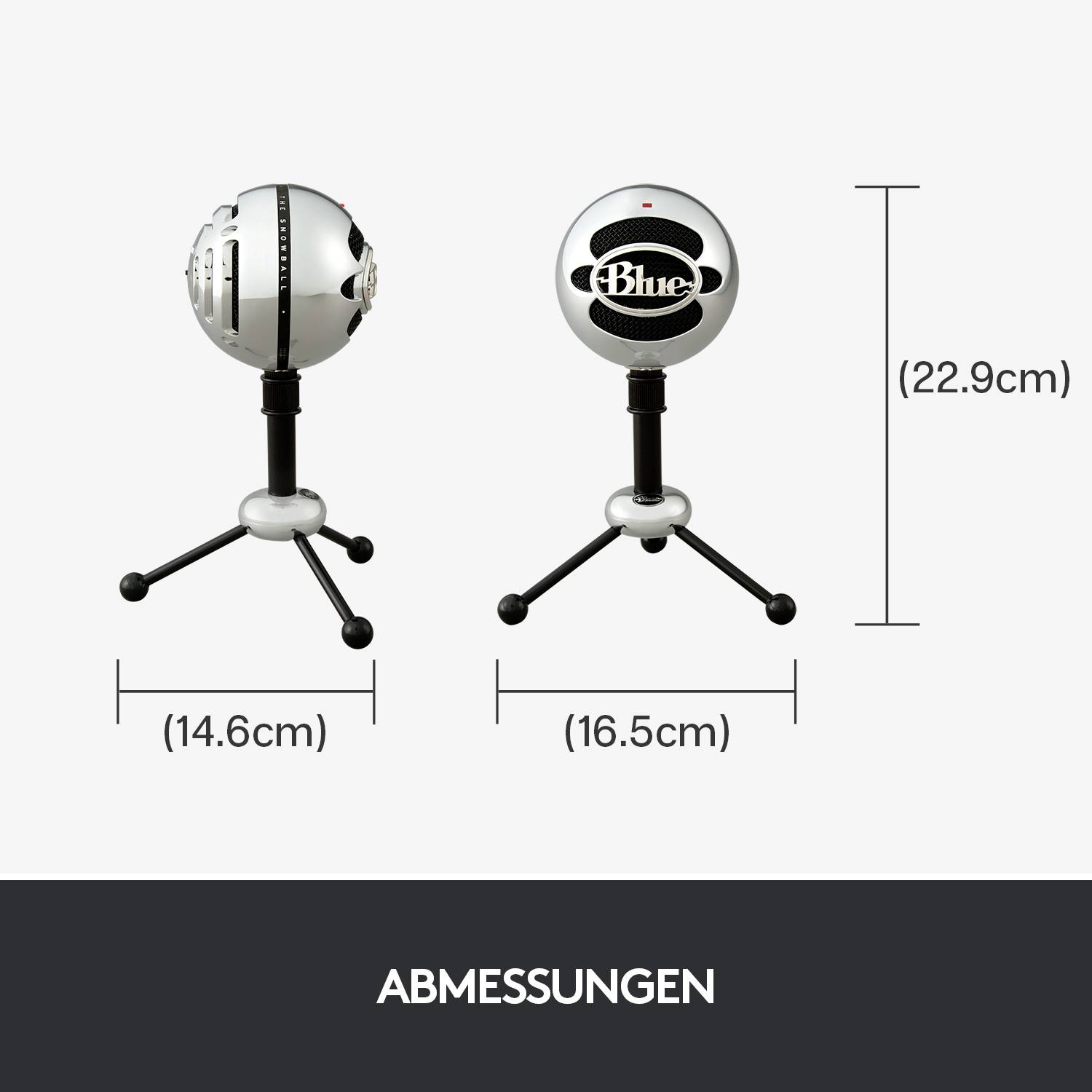 Blue Microphones Snowball Stand PC-Mikrofon Übertragungsart (Details):Kabelgebunden, USB Kabelgebun