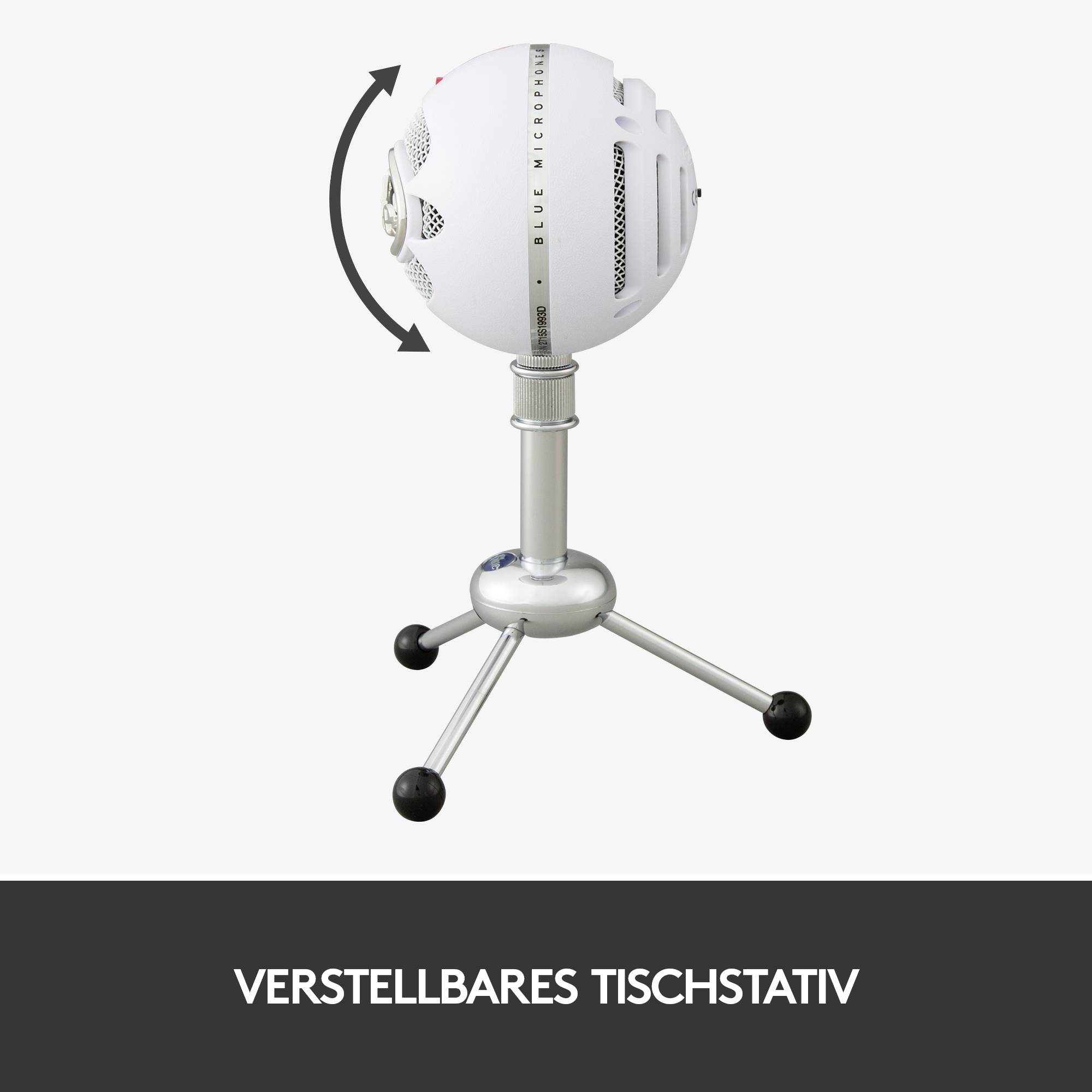 Stand PC-Mikrofon Blue Microphones Snowball Übertragungsart (Details):Kabelgebunden, USB