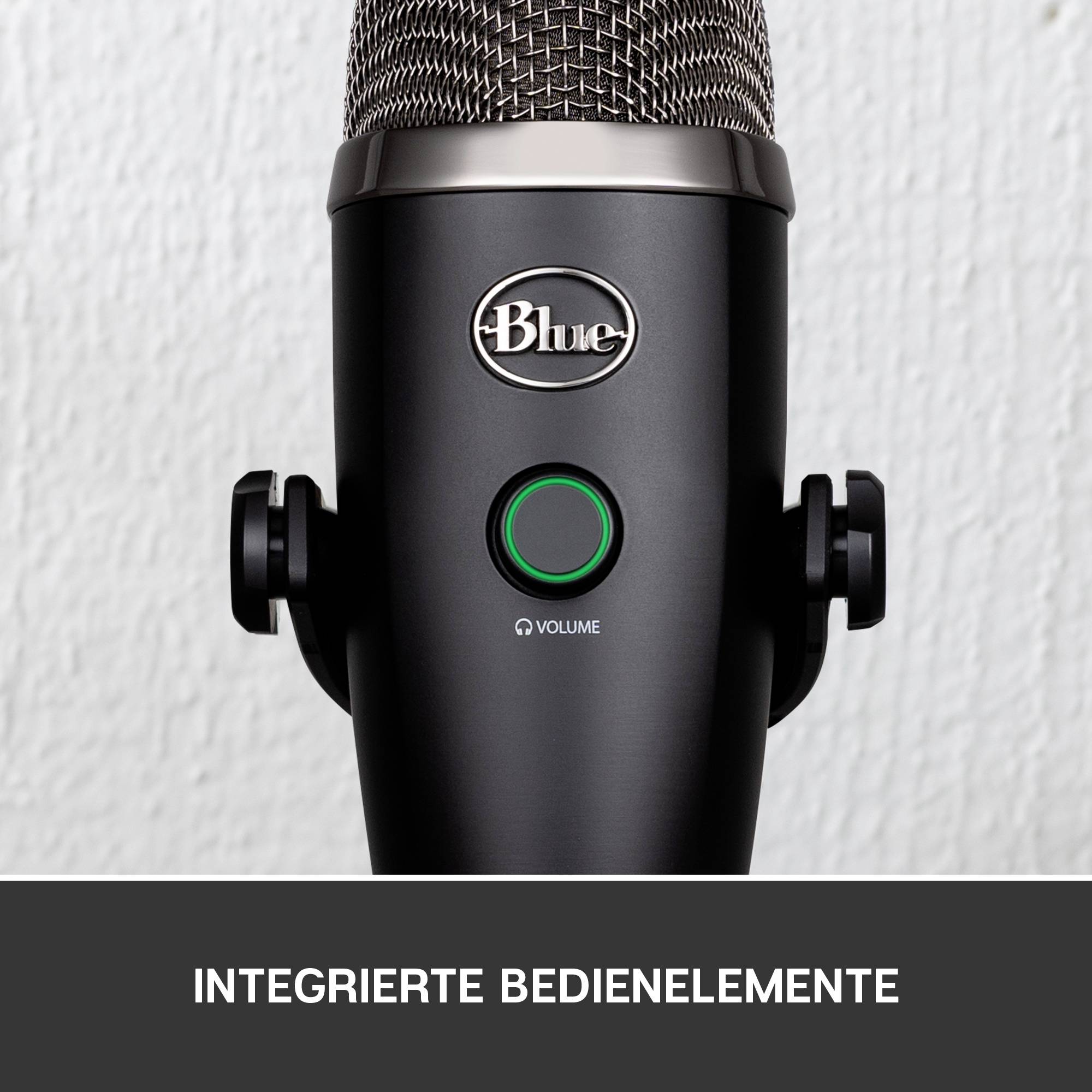 LOGITECH - Blue Microphones Yeti Nano, Tischmikrofon, 20 - 20000 Hz, 0,5%, 24 Bit, 48 kHz, 4,5 mV/Pa