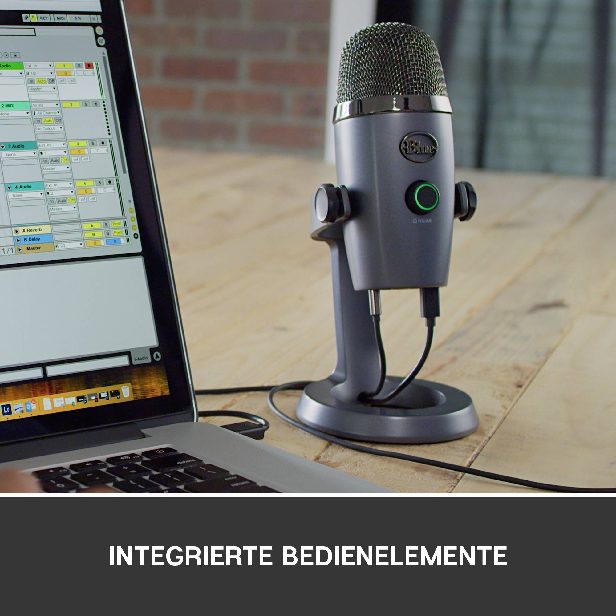 Blue Microphones Yeti Nano Stand PC-Mikrofon Übertragungsart (Details):Kabelgebunden, USB Kabelgebunden, USB Grau