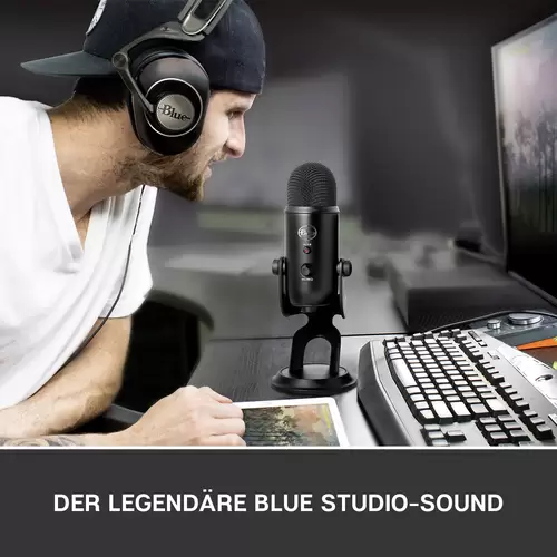 Blue Microphones Yeti Stand PC-Mikrofon Übertragungsart (Details):Kabelgebunden, USB Kabelgebunden, USB Schwarz Blue Microphones Yeti Stand PC-Mikrofon Übertragungsart (Details):Kabelgebunden, USB Kabelgebunden, USB Schwarz