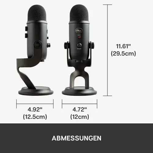 Blue Microphones Yeti Stand PC-Mikrofon Übertragungsart (Details):Kabelgebunden, USB Kabelgebunden, USB Schwarz Blue Microphones Yeti Stand PC-Mikrofon Übertragungsart (Details):Kabelgebunden, USB Kabelgebunden, USB Schwarz