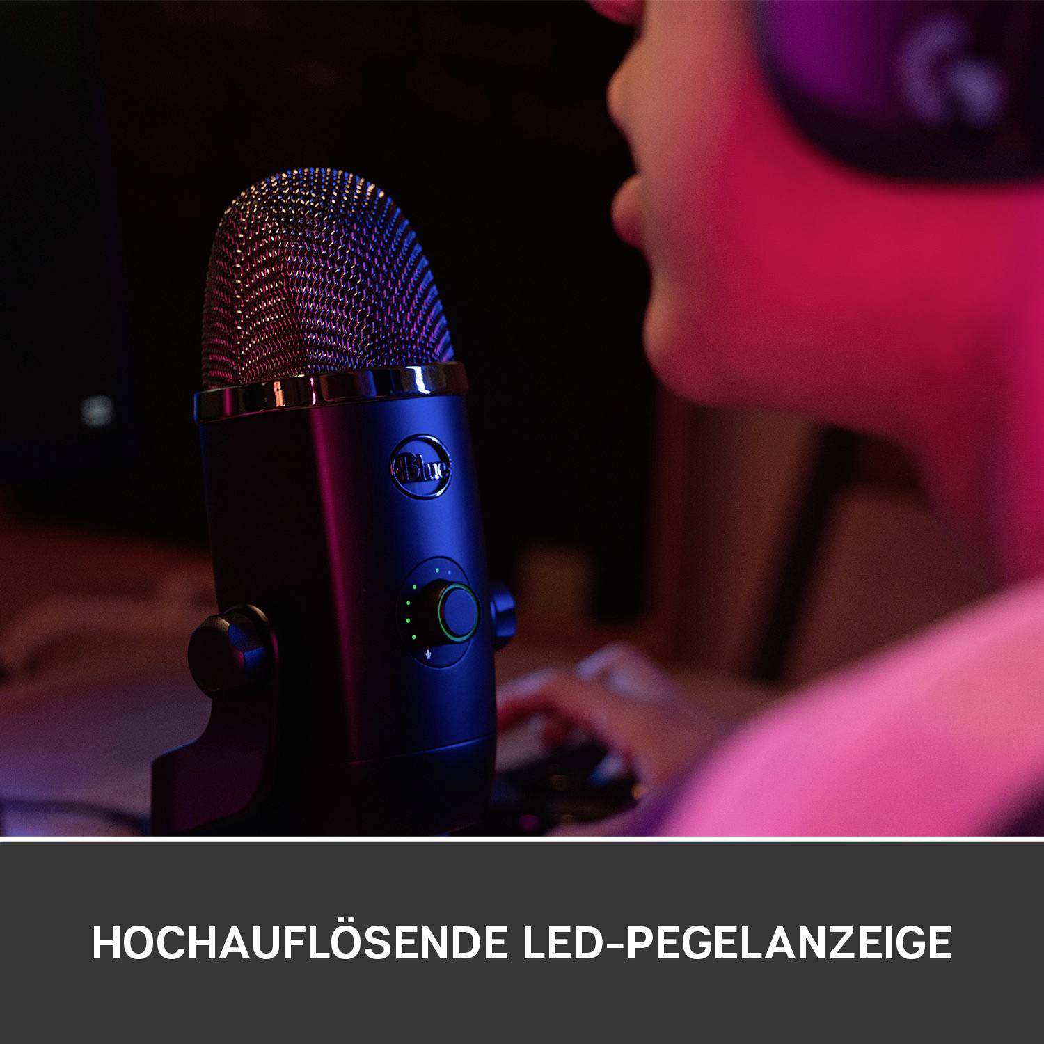 Blue Microphones Yeti X Stand PC-Mikrofon Übertragungsart (Details):Kabelgebunden, USB USB, Kopfhörer (3.5mm Klinke)