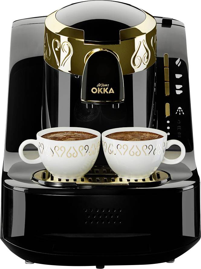Arzum OK008-B Mokka-Kaffeemaschine Gold, Schwarz Fassungsvermögen Tassen=2