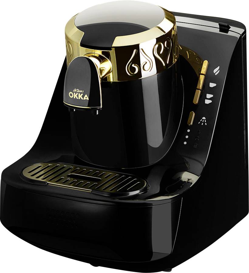 Arzum OK008-B Mokka-Kaffeemaschine Gold, Schwarz Fassungsvermögen Tassen=2