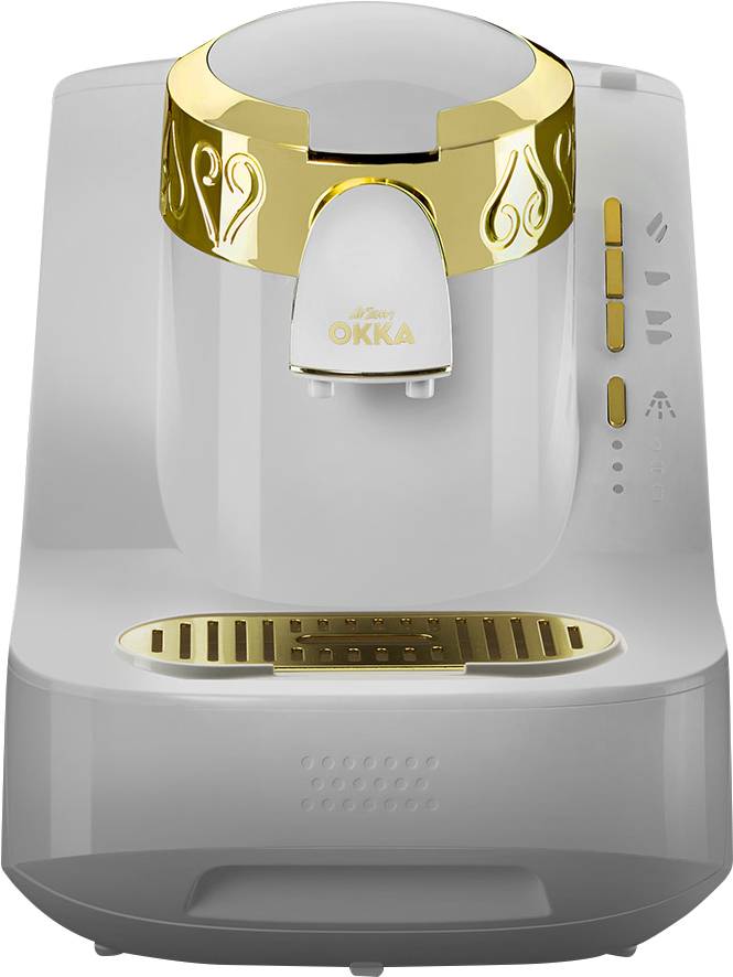 Arzum OK008-W Mokka-Kaffeemaschine Gold, Weiß Fassungsvermögen Tassen=2